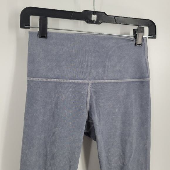 Lululemon Washed Moon Blue Wunder Under High-Rise Tight 25" Leggings 4 - Picture 4 of 10